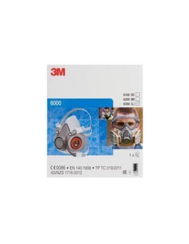 3M FACCIALE SEMIMASCHERA 6300 SERIE...