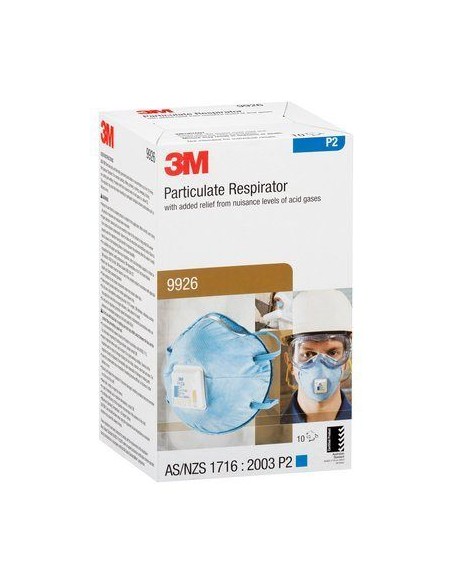 3M RESPIRATORE 9926 FFP2 C/VALVOLA SERIE 9000